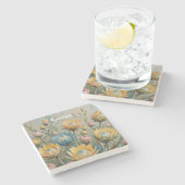 パステルプロテアドリーム：エレガントフローラ ストーンコースター (横)