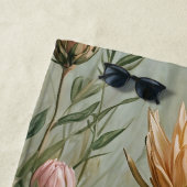 パステルプロテアドリーム：エレガントフローラ ビーチタオル (インサイチュ)