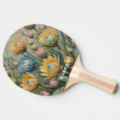 パステルプロテアドリーム：エレガントフローラ 卓球ラケット (横)