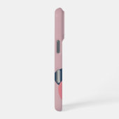 パステルプードルママのカスタムネームスマホケース iPhoneケース (右側面)