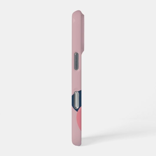 パステルプードルママのカスタムネームスマホケース iPhoneケース (右側面)
