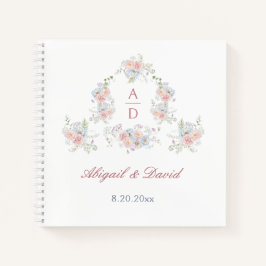 パステルプー結婚ニスフレームズゲストブック ノートブック