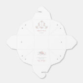 パステルプー結婚ニーズフレームのモノグラム取り出し フェイバーボックス (折り畳みなし)