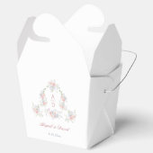 パステルプー結婚ニーズフレームのモノグラム取り出し フェイバーボックス (オープン)