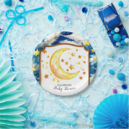 パステルヘブンリーシアルベビーシャワー ペーパープレート