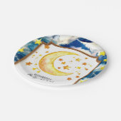 パステルヘブンリーシアルベビーシャワー ペーパープレート (アングル)