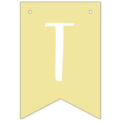 パステルベビーシャワートリートセルフデザートテーブル バンティングフラッグ (第2の旗)