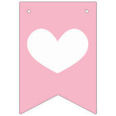 パステルベビーシャワートリートセルフデザートテーブル バンティングフラッグ (第1の旗)