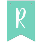 パステルベビーシャワートリートセルフデザートテーブル バンティングフラッグ (第3の旗)