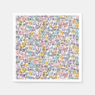 パステルベビーシャワー スタンダードカクテルナプキン