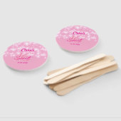 パステルベビーピンク甘い16誕生日を追加ダ ハンドファン (組立なし)