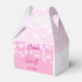 パステルベビーピンク甘い16誕生日を追加ダ フェイバーボックス (裏面サイド)