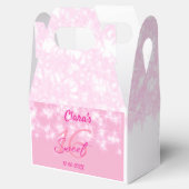 パステルベビーピンク甘い16誕生日を追加ダ フェイバーボックス (オープン)