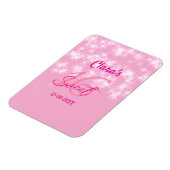 パステルベビーピンク甘い16誕生日を追加ダ マグネット (左側)