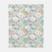 パステルベビーブランケットコージーギフトウィズスカイ魔法 フリースブランケット (正面)