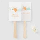 パステルベビーミニマルシャワー ハンドファン (正面&裏面)