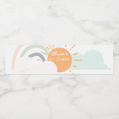 パステルベビーミニマルシャワー ペットボトルラベル (シングルラベル)