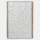 パステルベリードット模様 スローブランケット (正面縦)