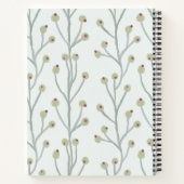 パステルベリーノート，パターンデザイン, ノートブック (裏面)