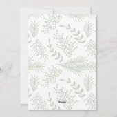 パステルベリーフレームクリスマスホリデーフォトカード シーズンカード (裏面)