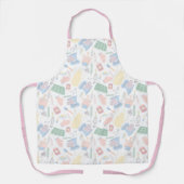パステルベーキングテーマスウィートデスセルツパティスアーツ エプロン (正面)