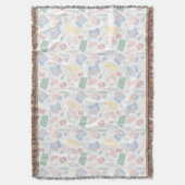 パステルベーキングテーマスウィートデスセルツパティスアーツ スローブランケット (正面縦)