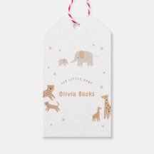 パステルベージュかわいい例証ベビーシャワー