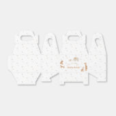 パステルベージュかわいい例証ベビーシャワー フェイバーボックス (折り畳みなし)