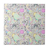 パステルペイズリー タイル (正面)