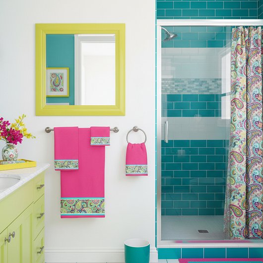 パステルペイズリー バスタオルセット