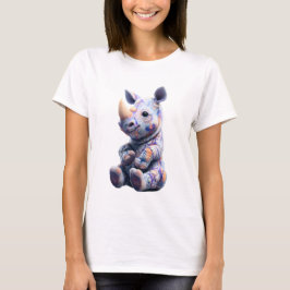 パステルペイントスプラッタベイビーサイ女性 Tシャツ