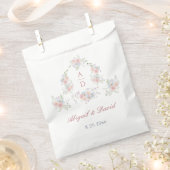 パステルペオニスフレーム結婚ズモノグラム フェイバーバッグ (クリップ留めされた状態)