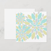 パステルペタル 花柄 フラットカード (正面/裏面)