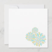 パステルペタル 花柄 フラットカード (裏面)