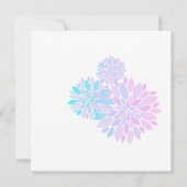 パステルペタル 花柄 フラットカード (裏面)
