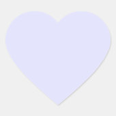 パステルペリウィンクルパープル ハートシール (正面)