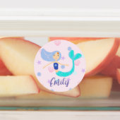 パステルペリウィンクルマーメイドプリンセスシーシェルズパール ラベル (貼付)