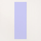 パステルペリウィンクル無地のカラー |クラシック |エレガント | ヨガマット (裏面)