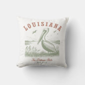 パステルペリカンルイジアナ州 クッション (正面)