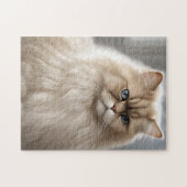 パステルペルシャ猫ポートレート ジグソーパズル (横)