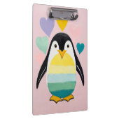パステルペンギンのハート クリップボード (右)