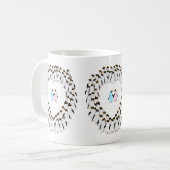 パステルペンギンハートカップ コーヒーマグカップ (正面左)