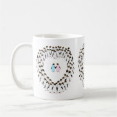 パステルペンギンハートカップ コーヒーマグカップ (左)