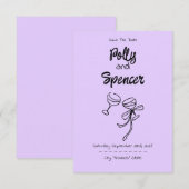 パステルペンシマンシップザデイトラベンダー (正面/裏面)