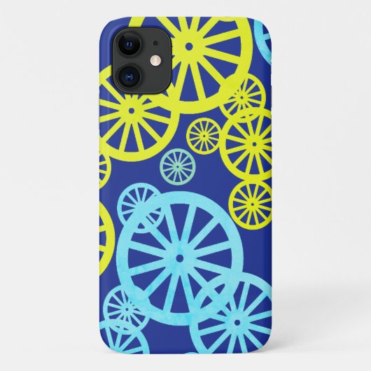パステルホイールサークルパターンiPhone 11ケースカバー Case-Mate iPhoneケース (裏面)