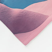 パステルホエールインフローティングアイランドドリームスケープ フリースブランケット (角)