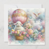 パステルホットエアバルーンイースターラムシックキッズ シーズンカード (正面)