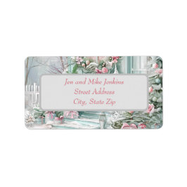 パステルホリデイ差出人住所ラベル ラベル