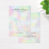 パステルホログラフィックレインボーイヤリングディスプレイカード (デスク)