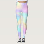 パステルホログラフィックレインボーレギンス レギンス<br><div class="desc">ホログラフィック赤面虹。</div>
